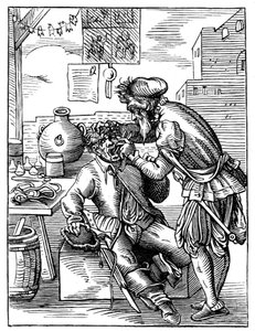 Tannlege, 1500-tallet 1849. av Jost Amman