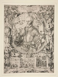 Gaspard de Coligny, admiral av Frankrike av Jost Amman