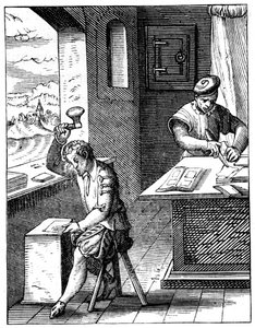 Goldbeater, 1500-tallet 1849. av Jost Amman