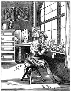 Illuminator, 1500-tallet 1849. av Jost Amman