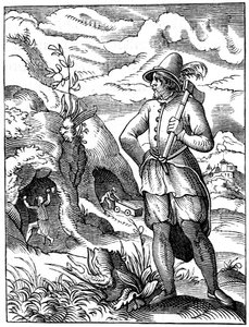 Gruvearbeider, 1500-tallet 1849. av Jost Amman
