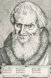 Portrett av Hans Sachs (Nürnberg av Jost Amman