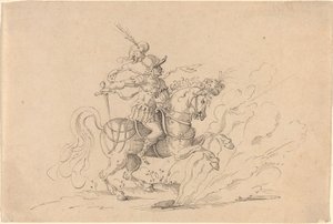 Offeret til Marcus Curtius av Jost Amman