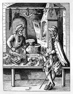 Sporemakeren, c1559-1591 av Jost Amman
