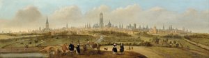 Utsikt over byen Utrecht, ca. 1650-1660 av Jost Cornelisz Droochsloot