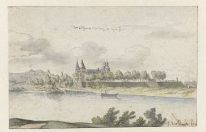 Utsikt over Fort Navagne, Limburg