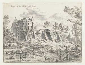 Utsikt over Keizersberg nær Leuven av Josua de Grave
