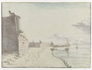Utsikt over Waterschans Bulwark, Bergen op Zoom