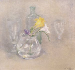 Stilleben med glass