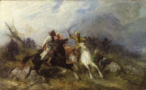 Kaukasisk kamp av Jozef Brandt