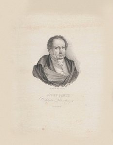 Portrett av komponisten Józef Damse 1789-1852, 1840. av Jozef Hilary Glowacki