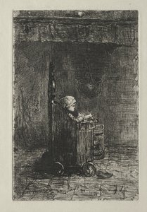 Baby i stolen hans av Jozef Israëls