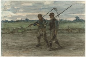 Slåmaskiner av Jozef Israëls