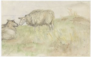 To sauer av Jozef Israëls
