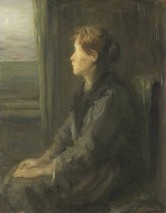 Kvinne ved et vindu av Jozef Israëls