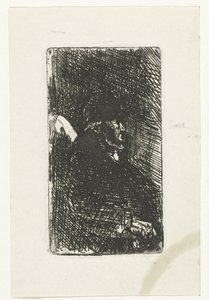 Sittende gammel mann av Jozef Israëls