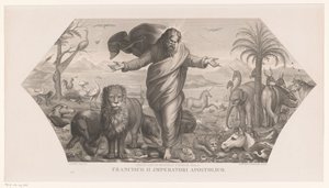 Opprettelsen av dyrene Fecit deus bestias terrae (tittel på objekt) Oppretting (serietittel) av Jozef Karel De Meulemeester