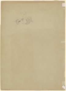 Studie av en bonde [verso]