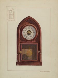 Mantel klokke av Jr. Ernest A. Towers