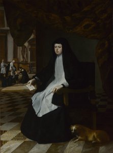Dronning Mariana av Spania i sorg, 1666