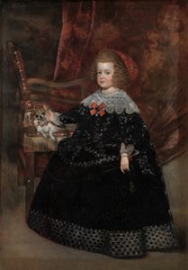 Maria Teresa, infanta av Spania, ca. 1645 (olje på lerret) av Juan Bautista Martinez Del Mazo