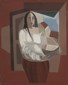 Leseren, 1926 av Juan Gris