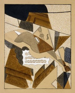 Fiolinen, ca. 1915-1916 av Juan Gris