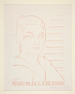 Marcelle La Blonde av Juan Gris