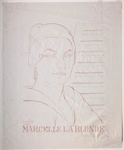 Marcelle den blonde av Juan Gris