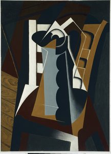 Stilleben på en stol - Olje på tre av Juan Gris