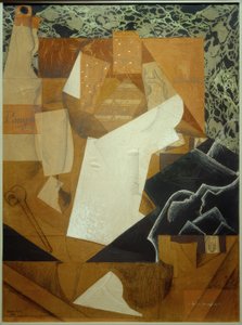 Stilleben med druer av Juan Gris