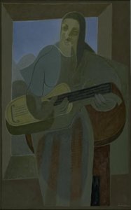 Gitarspilleren av Juan Gris