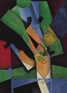 The Smoker Frank Haviland, 1913 av Juan Gris