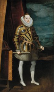 Filip III av Spania - Portrett av Filip III (1578-1621), konge av Spania og Portugal av Pantoja de la Cruz, Juan (1553-1608)