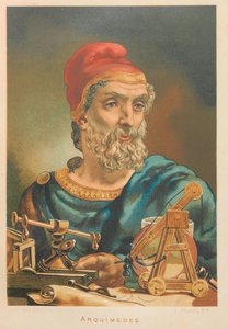 Archimedes fra Syracuse. Fra: Vitenskap og dens menn, 1879.