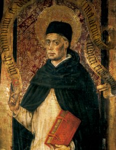 Representasjon av St. Vincent Ferrer (1350-1419), dominikansk prest av Juan Rexach or Reixach