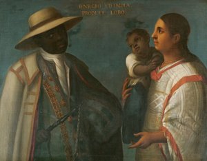 Black and Indian Produce a Wolf, ca. 1715