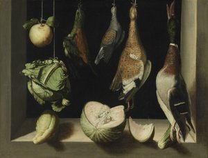 Stilleben med fuglevilt, 1600-03
