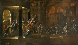 The Fire of Troy, midten av 1600-tallet.