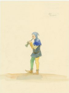 Medieval minstrel, 2004. av Judith Dobie