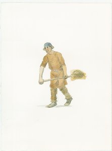 Saksisk bonde, c1066 2015. av Judith Dobie