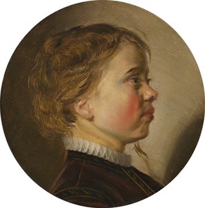 Ung gutt i profil, ca. 1630. av Judith Leyster