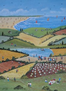Field Trip, 2010 (Gouache på papir) av Judy Joel
