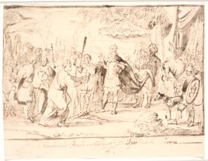 Christian I blir hyllet som konge av Sverige, mai 1458 av Jürgen Ovens