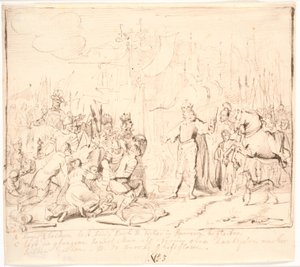 Christian I lader svenskekongen Erik drage til Pommern i 1449 av Jürgen Ovens