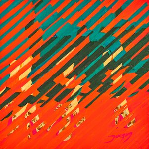 Dynamiske diagonale striper av Jukyong Park