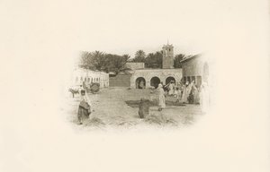 Et av Jules Gervais-Courtellemonts utsikter over Algerie (s/h-bilde) av Jules (after) Gervais-Courtellemont