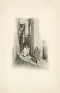 Et av Jules Gervais-Courtellemonts utsikter over Algerie (s/h-bilde) av Jules (after) Gervais-Courtellemont