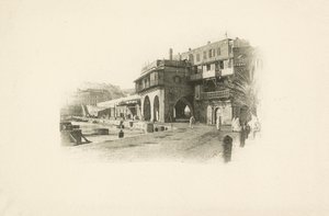 Et av Jules Gervais-Courtellemonts utsikter over Algerie (s/h-bilde) av Jules (after) Gervais-Courtellemont