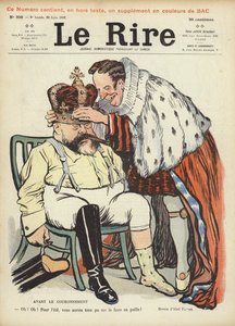 Kroningen av kong Edward VII, illustrasjon for Le Rire